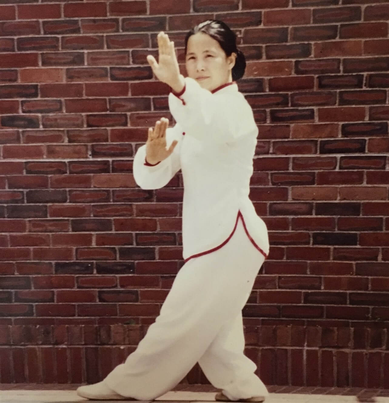 Maître Bow Sim Mark. Experte en Fu Style Wudangquan Shaolin (Tai chi, Bagua, boxe Tanglangquan) et mère de l'acteur Donnie Yen (star des films Ip man de Wilson Yip)